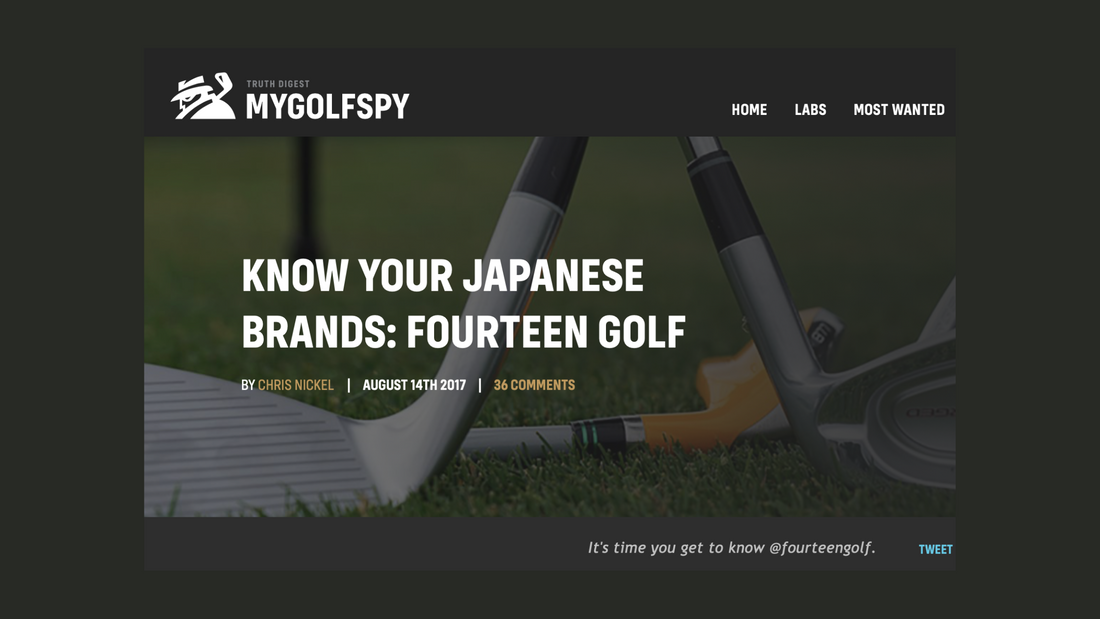 KNOW YOUR JAPANESE BRANDS: FOURTEEN GOLF